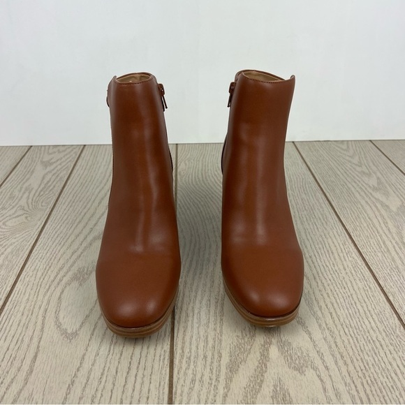 Giani Bernini Women's Trumann Memory Foam Block Heel Dress Booties 9.5M Cinnamon - Picture 2 of 10